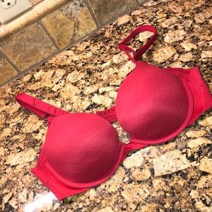 SPANX push-up bra, 34B, red